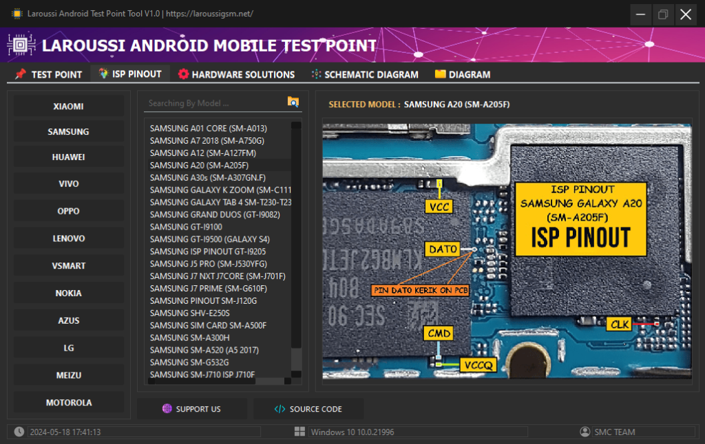 Laroussi Android ISP Tool